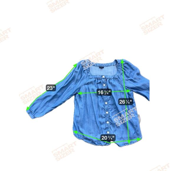 6 for $20 talbots chambray shirt L - Picture 3 of 5